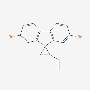 2',7'-Dibromo-2-vinylspiro[cyclopropane-1,9'-fluorene]