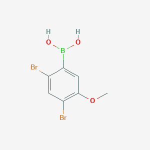 (2,4-Dibromo-5-methoxyphenyl)boronic acid