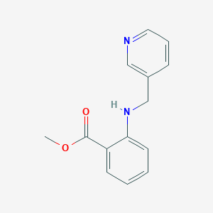 molecular formula C14H14N2O2 B1386794 Methyl 2-((pyridin-3-ylmethyl)amino)benzoate CAS No. 1094347-42-8