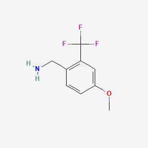 4-Methoxy-2-(trifluoromethyl)benzylamine