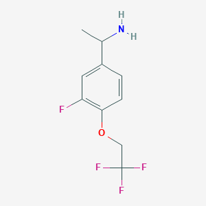 1-[3-Fluoro-4-(2,2,2-trifluoroethoxy)-phenyl]-ethylamine