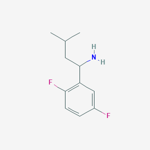 1-(2,5-Difluorophenyl)-3-methylbutan-1-amine