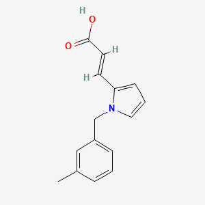 (2E)-3-[1-(3-Methylbenzyl)-1H-pyrrol-2-yl]acrylic acid