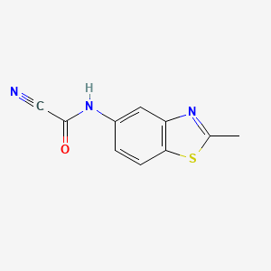 5-[(Cyanocarbonyl)amino]-2-methyl-1,3-benzothiazole