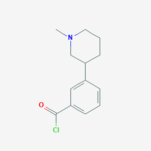 3-(1-Methylpiperidin-3-yl)benzoyl chloride