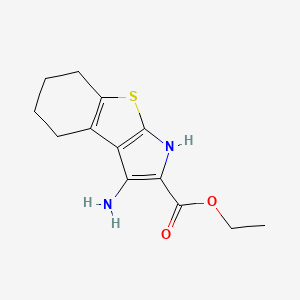 Ethyl 3-amino-4,5,6,7-tetrahydro-1H-[1]benzothieno[2,3-b]pyrrole-2-carboxylate