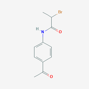 N-(4-acetylphenyl)-2-bromopropanamide