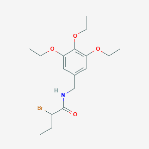 2-Bromo-N-(3,4,5-triethoxybenzyl)butanamide