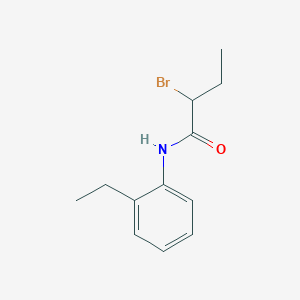 molecular formula C12H16BrNO B1386890 2-bromo-N-(2-ethylphenyl)butanamide CAS No. 67262-49-1