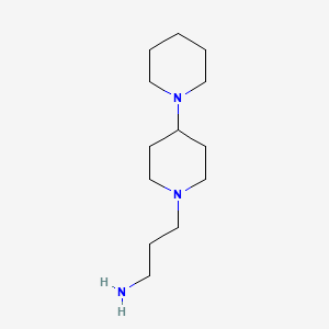 molecular formula C13H27N3 B1386891 [3-(1,4'-Bipiperidin-1'-yl)propyl]amine CAS No. 890141-58-9
