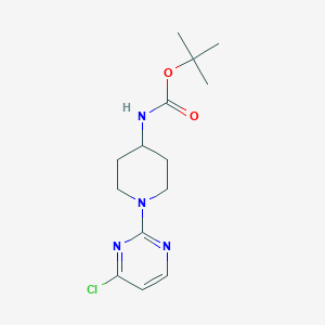 tert-Butyl (1-(4-chloropyrimidin-2-yl)piperidin-4-yl)carbamate