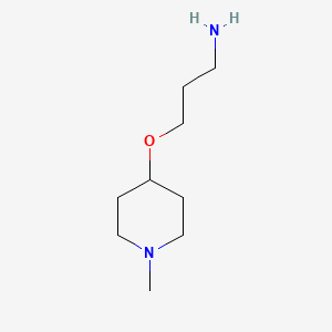 3-[(1-Methylpiperidin-4-YL)oxy]propan-1-amine