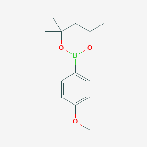 2-(4-Methoxyphenyl)-4,4,6-trimethyl-1,3,2-dioxaborinane