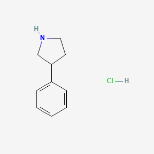 molecular formula C10H14ClN B1386916 3-Phenylpyrrolidine hydrochloride CAS No. 857281-02-8