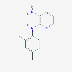 molecular formula C13H15N3 B13869162 2-N-(2,4-dimethylphenyl)pyridine-2,3-diamine 