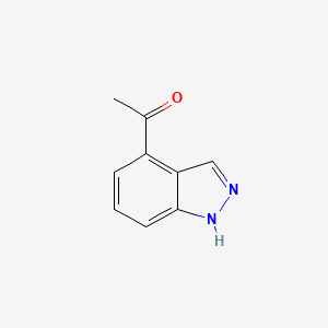 molecular formula C9H8N2O B1386919 1-(1H-Indazol-4-yl)ethanone CAS No. 1159511-21-3