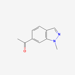 molecular formula C10H10N2O B1386924 1-(1-Methyl-1H-indazol-6-yl)ethanone CAS No. 1159511-25-7