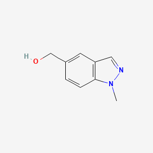 molecular formula C9H10N2O B1386925 (1-甲基-1H-吲唑-5-基)甲醇 CAS No. 1092961-11-9