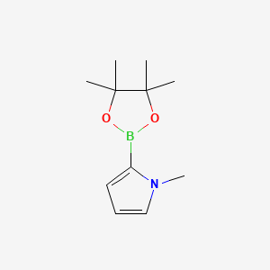 molecular formula C11H18BNO2 B1386942 1-methyl-2-(4,4,5,5-tetramethyl-1,3,2-dioxaborolan-2-yl)-1H-pyrrole CAS No. 850567-47-4