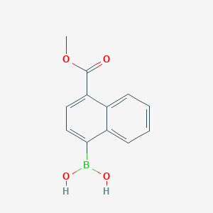 B1386943 (4-(Methoxycarbonyl)naphthalen-1-yl)boronic acid CAS No. 957034-67-2