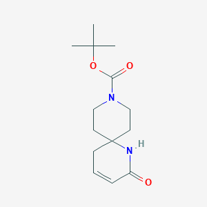 Tert-butyl 2-oxo-1,9-diazaspiro[5.5]undec-3-ene-9-carboxylate