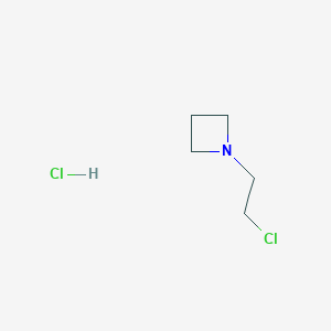 molecular formula C5H11Cl2N B1386953 1-(2-Chloroethyl)azetidine hydrochloride CAS No. 1171172-85-2