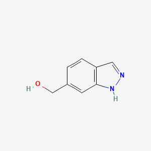 molecular formula C8H8N2O B1386956 (1H-indazol-6-yl)methanol CAS No. 916902-55-1