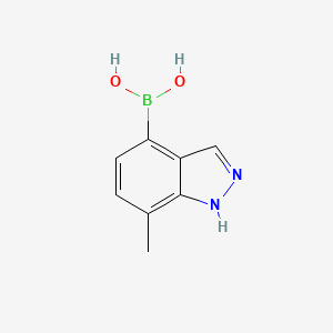 molecular formula C8H9BN2O2 B1386958 7-Methyl-1H-indazole-4-boronic acid CAS No. 1310404-46-6