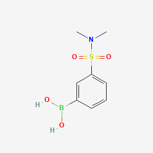 molecular formula C8H12BNO4S B1386961 (3-(N,N-二甲基磺酰胺)苯基)硼酸 CAS No. 871329-59-8