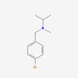 B1386967 N-(4-Bromobenzyl)-N-methylpropan-2-amine CAS No. 1172472-73-9