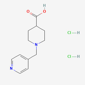 molecular formula C12H18Cl2N2O2 B1386969 1-(Pyridin-4-ylmethyl)piperidine-4-carboxylic acid dihydrochloride CAS No. 1172453-94-9