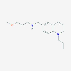 molecular formula C17H28N2O B1386973 (3-Methoxypropyl)[(1-propyl-1,2,3,4-tetrahydroquinolin-6-yl)methyl]amine CAS No. 1171065-90-9
