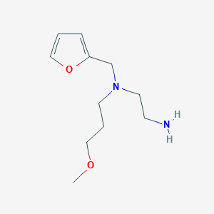 molecular formula C11H20N2O2 B1386976 N-(2-Furylmethyl)-N-(3-methoxypropyl)ethane-1,2-diamine CAS No. 1172926-47-4