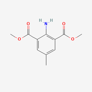 molecular formula C11H13NO4 B13869798 Dimethyl 2-amino-5-methylbenzene-1,3-dicarboxylate 