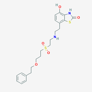 molecular formula C22H28N2O5S2 B138698 Sibenadet CAS No. 154189-40-9
