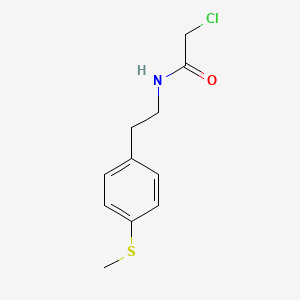 2-Chloro-N-{2-[4-(methylthio)phenyl]ethyl}acetamide