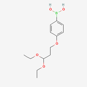[4-(3,3-Diethoxypropoxy)phenyl]boronic acid