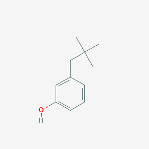 molecular formula C11H16O B13869830 3-(2,2-Dimethylpropyl)phenol 