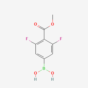 (3,5-Difluoro-4-(methoxycarbonyl)phenyl)boronic acid
