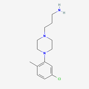 3-[4-(5-Chloro-2-methylphenyl)piperazin-1-yl]propan-1-amine