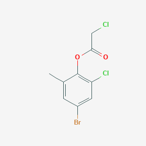 4-Bromo-2-chloro-6-methylphenyl chloroacetate
