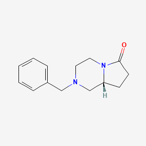 (R)-(+)-2-Benzylhexahydropyrrolo[1,2-a]pyrazin-6(7H)-one