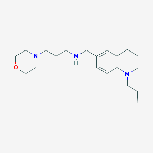 molecular formula C20H33N3O B1386999 (3-Morpholin-4-ylpropyl)[(1-propyl-1,2,3,4-tetrahydroquinolin-6-yl)methyl]amine CAS No. 1171660-53-9