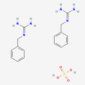 molecular formula C16H24N6O4S B1387001 1-Benzylguanidine hemisulfate CAS No. 2551-73-7