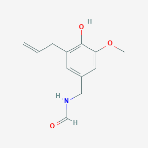 molecular formula C12H15NO3 B1387005 (3-Allyl-4-hydroxy-5-methoxybenzyl)formamide CAS No. 1201633-46-6