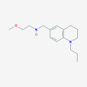B1387007 (2-Methoxyethyl)[(1-propyl-1,2,3,4-tetrahydroquinolin-6-yl)methyl]amine CAS No. 1171388-88-7