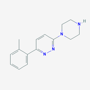 3-(2-Methylphenyl)-6-piperazin-1-ylpyridazine