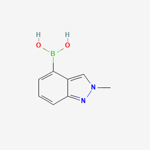 molecular formula C8H9BN2O2 B1387032 (2-Methyl-2H-indazol-4-yl)boronic acid CAS No. 1001907-56-7