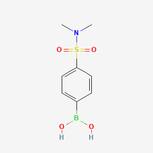 molecular formula C8H12BNO4S B1387044 4-(N,N-Dimethylsulfamoyl)phenylboronic acid CAS No. 486422-59-7