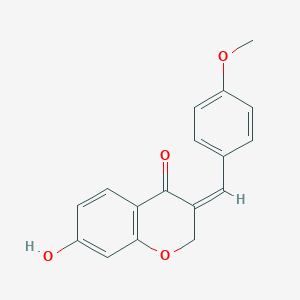 molecular formula C17H14O4 B138705 Isobonducellin CAS No. 610778-85-3